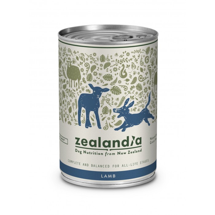Zealandia Free-Range NZ Lamb Canned Dog Formula 370g
